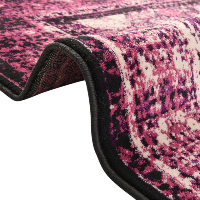 Lilac 3' x 9' 10 Imperial Runner Area Rug 100% Polypropylene With Cotton Backing Traditional Vintage Distressed Design Carpet for Sale at Rug Engine