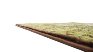 Light Green 3' x 9' 10 Imperial Runner Area Rug 100% Polypropylene With Cotton Backing Traditional Vintage Distressed Design Carpet for Sale at Rug Engine