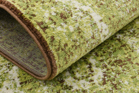 Light Green 2' x 6' 1 Imperial Runner Area Rug 100% Polypropylene With Cotton Backing Traditional Vintage Distressed Design Carpet for Sale at Rug Engine