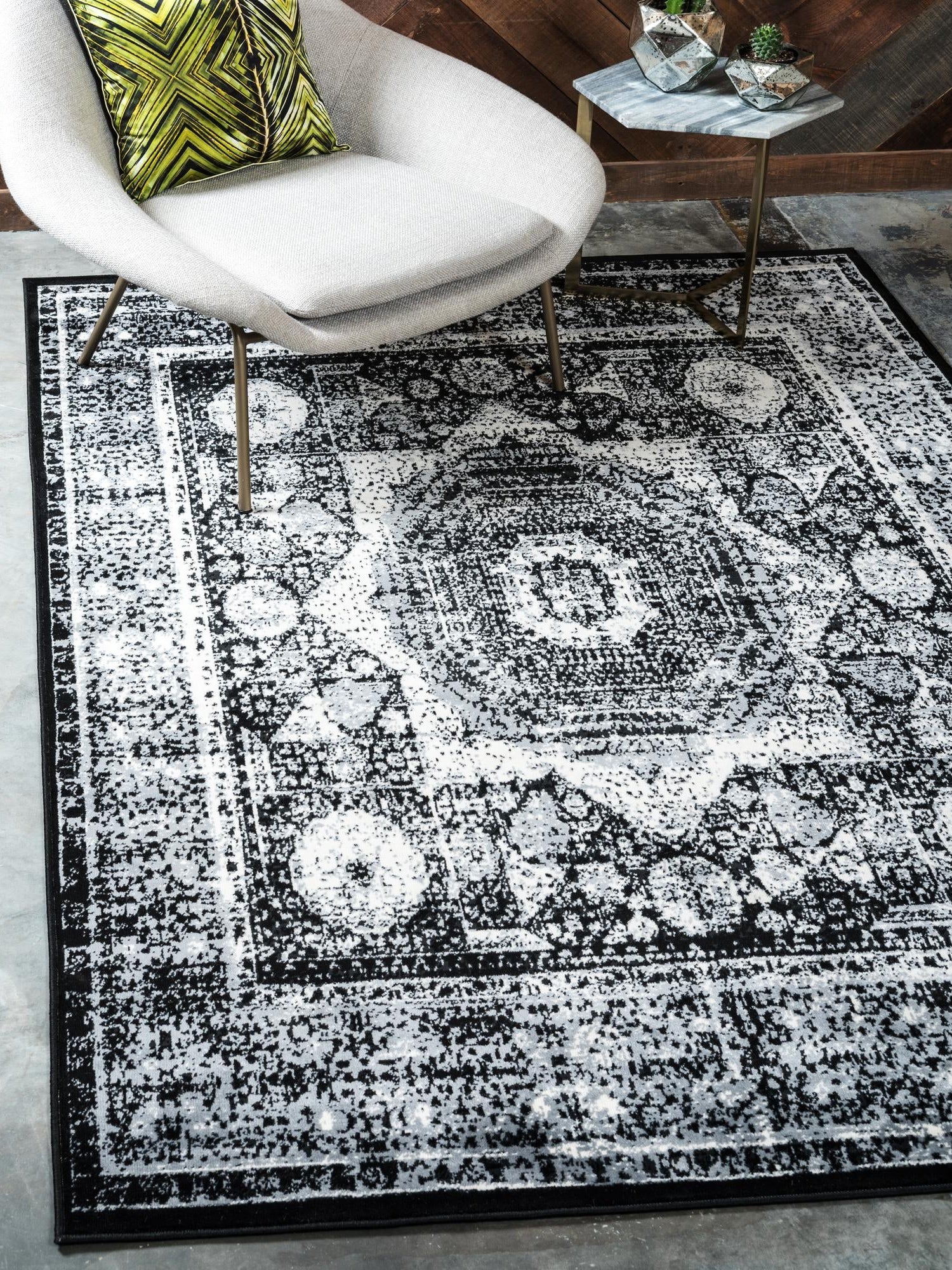 Light Gray 2' x 3' 1 Imperial Rectangle Area Rug 100% Polypropylene With Cotton Backing Traditional Vintage Distressed Design Carpet for Sale at Rug Engine