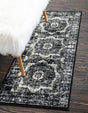Light Gray 2' x 6' 1 Imperial Runner Area Rug 100% Polypropylene With Cotton Backing Traditional Vintage Distressed Design Carpet for Sale at Rug Engine