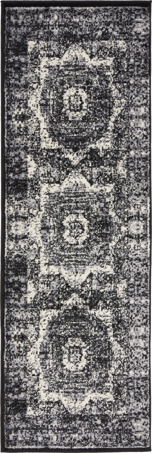 Light Gray 2' x 6' 1 Imperial Runner Area Rug 100% Polypropylene With Cotton Backing Traditional Vintage Distressed Design Carpet for Sale at Rug Engine