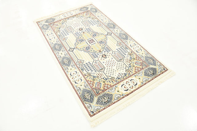 Ivory 3' 1 x 5' 3 Narenj Rectangle Area Rug 85% Polypropylene & 15% Polyester Traditional Classic Carpet for Living, Dining, Bedrooms, Office for Sale at Rug Engine