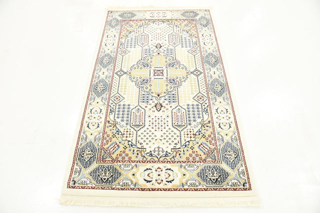 Ivory 3' 1 x 5' 3 Narenj Rectangle Area Rug 85% Polypropylene & 15% Polyester Traditional Classic Carpet for Living, Dining, Bedrooms, Office for Sale at Rug Engine