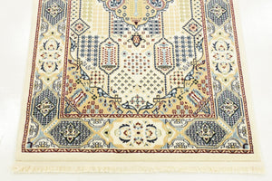 Ivory 3' 1 x 5' 3 Narenj Rectangle Area Rug 85% Polypropylene & 15% Polyester Traditional Classic Carpet for Living, Dining, Bedrooms, Office for Sale at Rug Engine