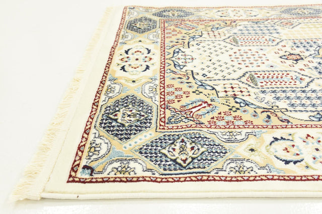 Ivory 3' 1 x 5' 3 Narenj Rectangle Area Rug 85% Polypropylene & 15% Polyester Traditional Classic Carpet for Living, Dining, Bedrooms, Office for Sale at Rug Engine