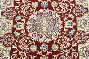 Burgundy 3' 1 x 5' 3 Narenj Rectangle Area Rug 85% Polypropylene & 15% Polyester Traditional Classic Carpet for Living, Dining, Bedrooms, Office for Sale at Rug Engine
