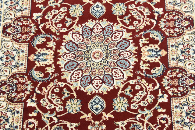Burgundy 3' 1 x 5' 3 Narenj Rectangle Area Rug 85% Polypropylene & 15% Polyester Traditional Classic Carpet for Living, Dining, Bedrooms, Office for Sale at Rug Engine
