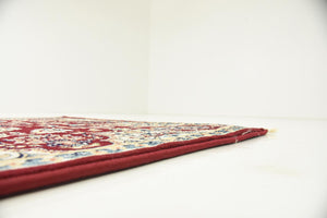 Burgundy 3' 1 x 5' 3 Narenj Rectangle Area Rug 85% Polypropylene & 15% Polyester Traditional Classic Carpet for Living, Dining, Bedrooms, Office for Sale at Rug Engine