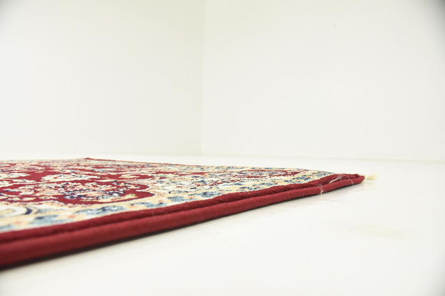 Burgundy 3' 1 x 5' 3 Narenj Rectangle Area Rug 85% Polypropylene & 15% Polyester Traditional Classic Carpet for Living, Dining, Bedrooms, Office for Sale at Rug Engine