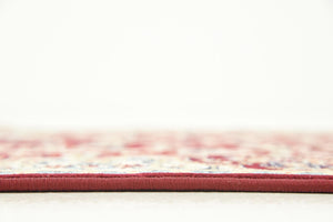Burgundy 3' 1 x 5' 3 Narenj Rectangle Area Rug 85% Polypropylene & 15% Polyester Traditional Classic Carpet for Living, Dining, Bedrooms, Office for Sale at Rug Engine