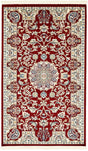 Burgundy 3' 1 x 5' 3 Narenj Rectangle Area Rug 85% Polypropylene & 15% Polyester Traditional Classic Carpet for Living, Dining, Bedrooms, Office for Sale at Rug Engine
