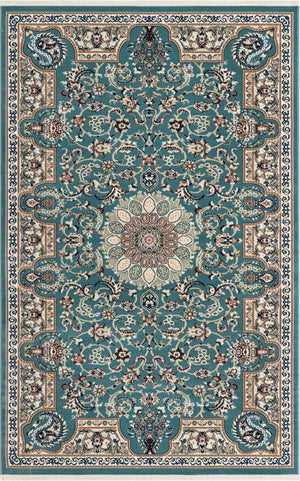 Blue 5' 1 x 8' Narenj Rectangle Rug
