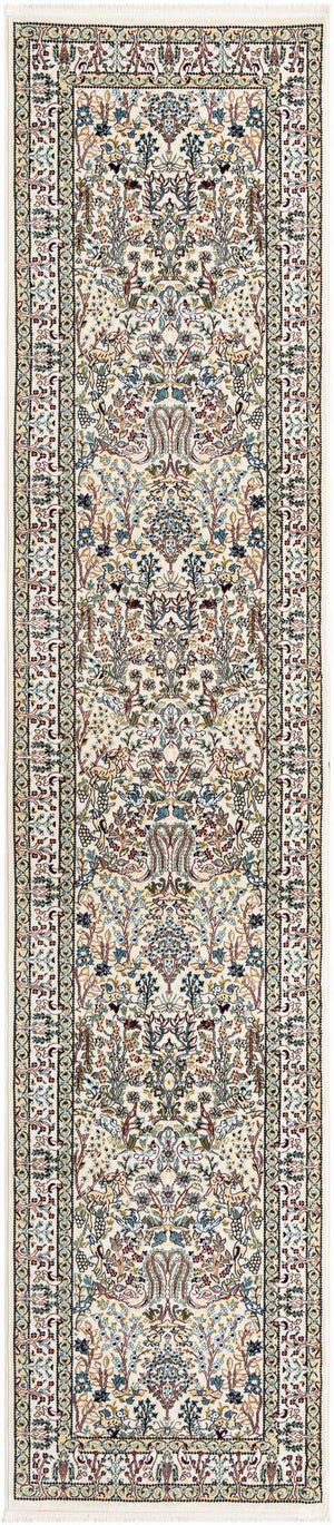 Ivory 2' 11 x 13' 1 Narenj Runner Area Rug 85% Polypropylene & 15% Polyester Traditional Classic Carpet for Living, Dining, Bedrooms, Office for Sale at Rug Engine