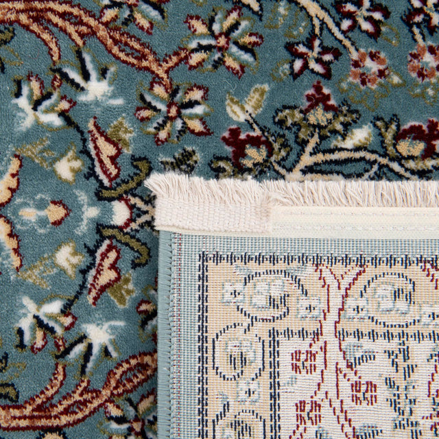 Blue 2' 7 x 4' 1 Narenj Rectangle Area Rug 85% Polypropylene & 15% Polyester Traditional Classic Carpet for Living, Dining, Bedrooms, Office for Sale at Rug Engine