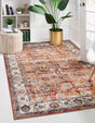 Terracotta 8' x 10' Utopia Rectangle Area Rug Traditional Vintage Persian Inspired Vivid Color Durable Carpet for Unique Interiors for Sale at Rug Engine