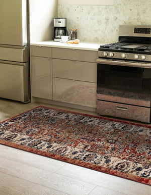 Terracotta 2' x 6' 1 Utopia Runner Area Rug Traditional Vintage Persian Inspired Vivid Color Durable Carpet for Unique Interiors for Sale at Rug Engine