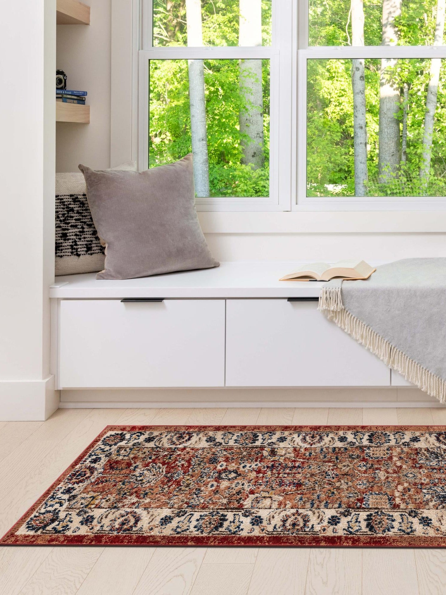 Terracotta 2' 7 x 10' Utopia Runner Area Rug