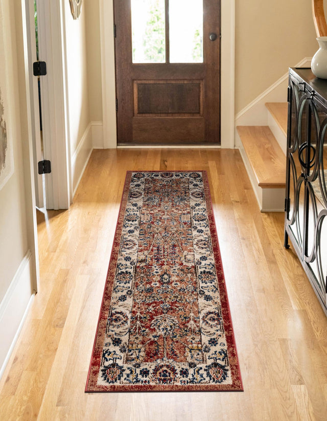 Terracotta 2' x 6' 1 Utopia Runner Area Rug Traditional Vintage Persian Inspired Vivid Color Durable Carpet for Unique Interiors for Sale at Rug Engine