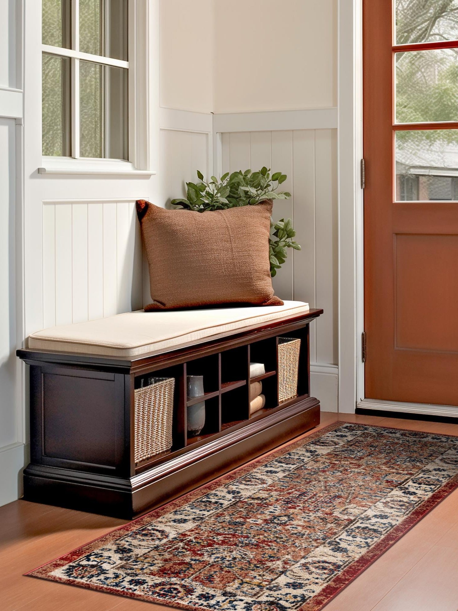 Terracotta 2' 7 x 10' Utopia Runner Area Rug