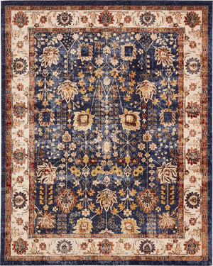 Light Blue 8' x 10' Utopia Rectangle Area Rug Traditional Vintage Persian Inspired Vivid Color Durable Carpet for Unique Interiors for Sale at Rug Engine