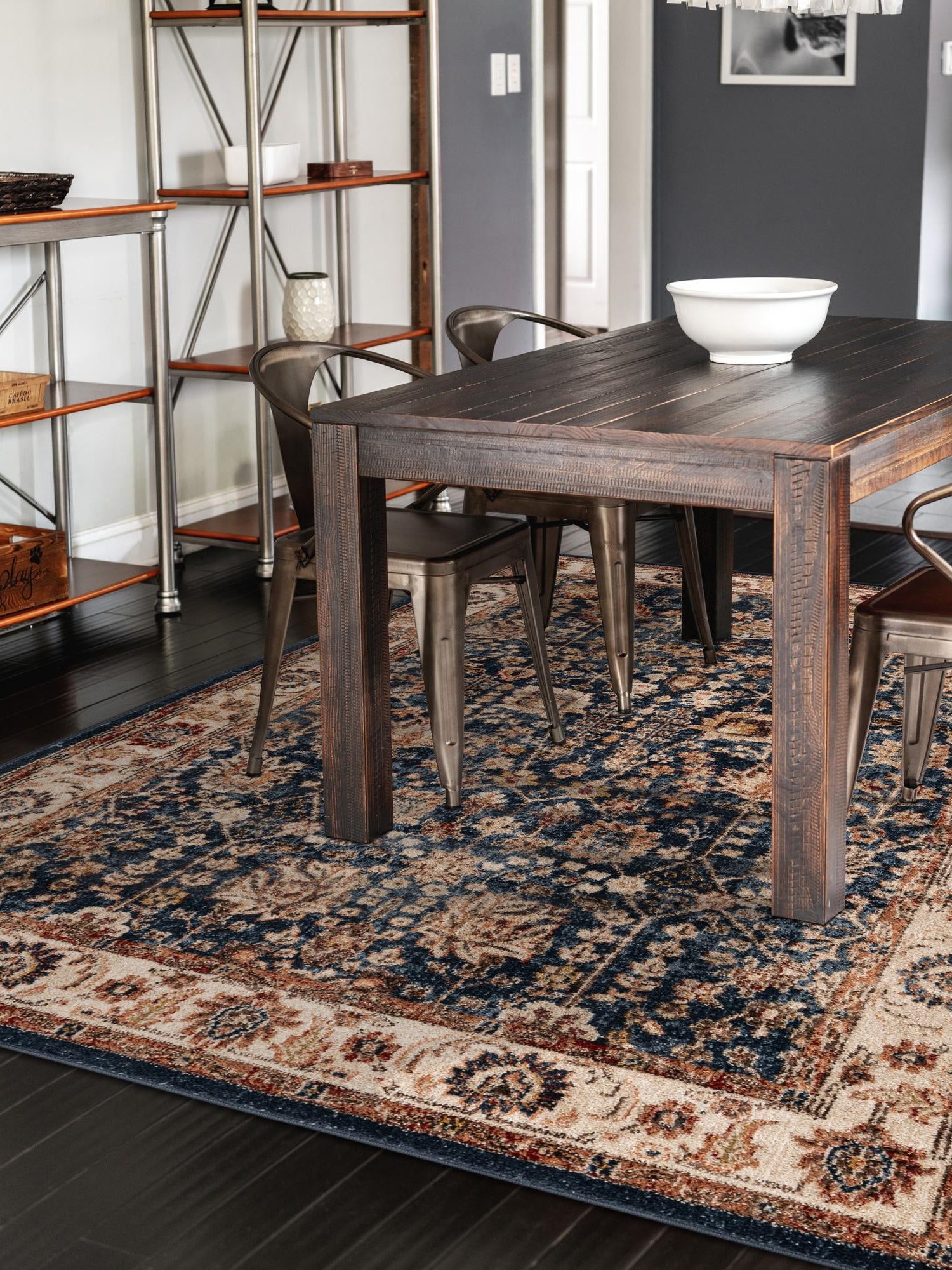 Light Blue 9' x 12' 2 Utopia Rectangle Area Rug Traditional Vintage Persian Inspired Vivid Color Durable Carpet for Unique Interiors for Sale at Rug Engine