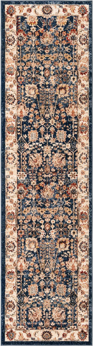 Light Blue 2' 7 x 10' Utopia Runner Area Rug Traditional Vintage Persian Inspired Vivid Color Durable Carpet for Unique Interiors for Sale at Rug Engine