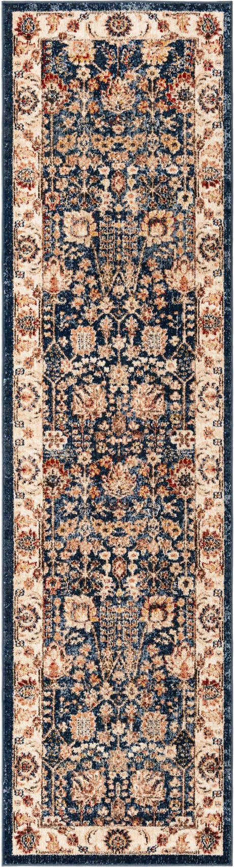 Light Blue 2' 7 x 10' Utopia Runner Area Rug Traditional Vintage Persian Inspired Vivid Color Durable Carpet for Unique Interiors for Sale at Rug Engine