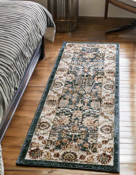 Light Blue 2' 7 x 10' Utopia Runner Area Rug Traditional Vintage Persian Inspired Vivid Color Durable Carpet for Unique Interiors for Sale at Rug Engine