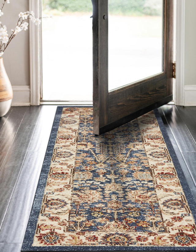 Light Blue 2' 7 x 10' Utopia Runner Area Rug Traditional Vintage Persian Inspired Vivid Color Durable Carpet for Unique Interiors for Sale at Rug Engine