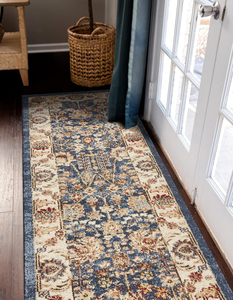 Light Blue 2' x 6' 1 Utopia Runner Area Rug Traditional Vintage Persian Inspired Vivid Color Durable Carpet for Unique Interiors for Sale at Rug Engine