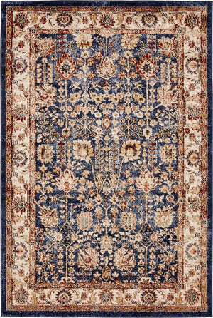 Light Blue 4' 1 x 6' 1 Utopia Rectangle Area Rug Traditional Vintage Persian Inspired Vivid Color Durable Carpet for Unique Interiors for Sale at Rug Engine