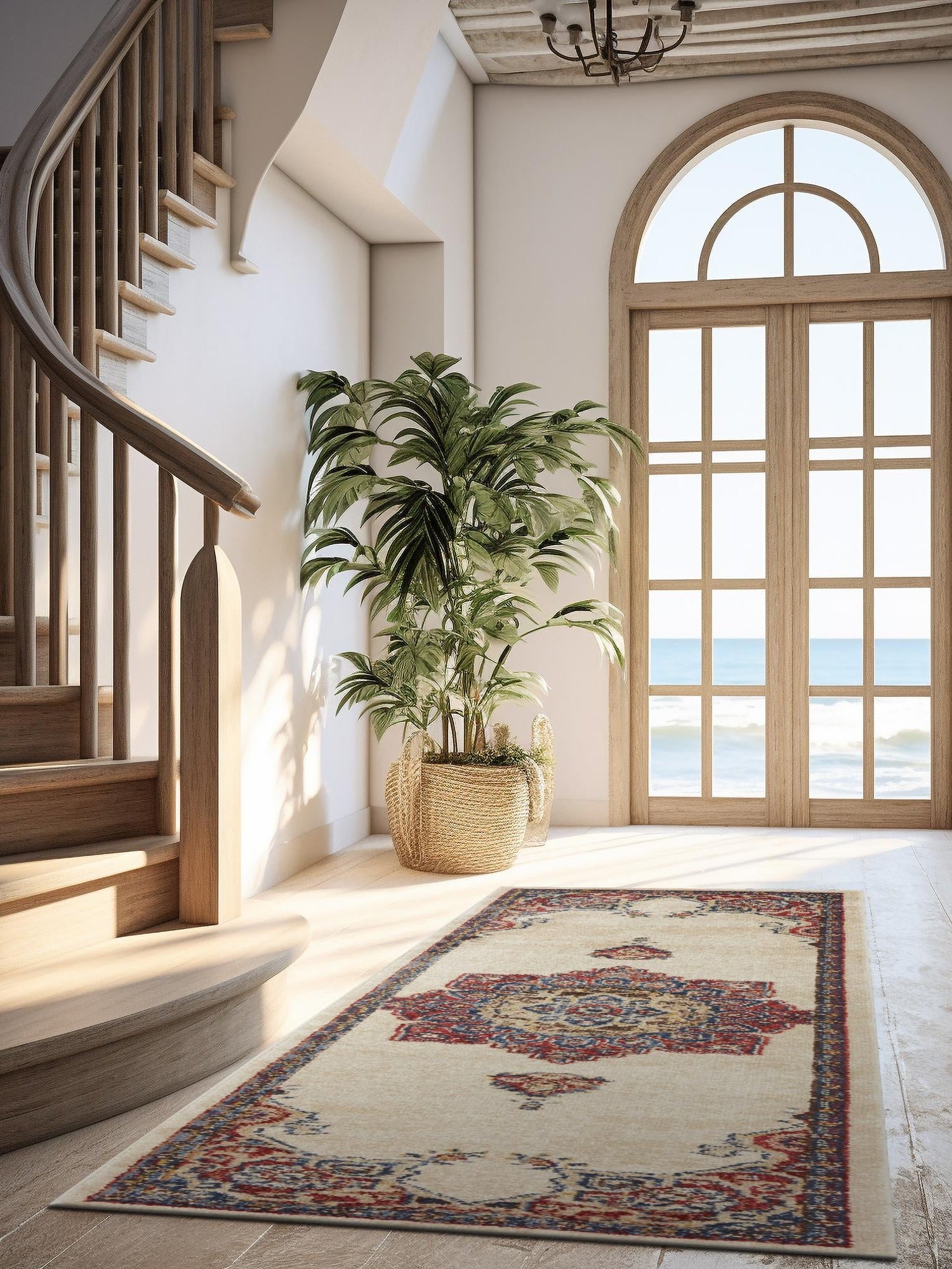Cream 2' 7 x 10' Utopia Runner Area Rug Traditional Vintage Persian Inspired Vivid Color Durable Carpet for Unique Interiors for Sale at Rug Engine
