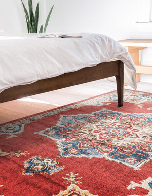 Burgundy 2' 2 x 3' 1 Utopia Rectangle Area Rug Traditional Vintage Persian Inspired Vivid Color Durable Carpet for Unique Interiors for Sale at Rug Engine