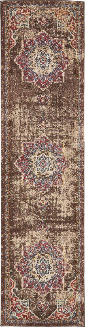 Chocolate Brown 3' x 10' Utopia Runner Rug