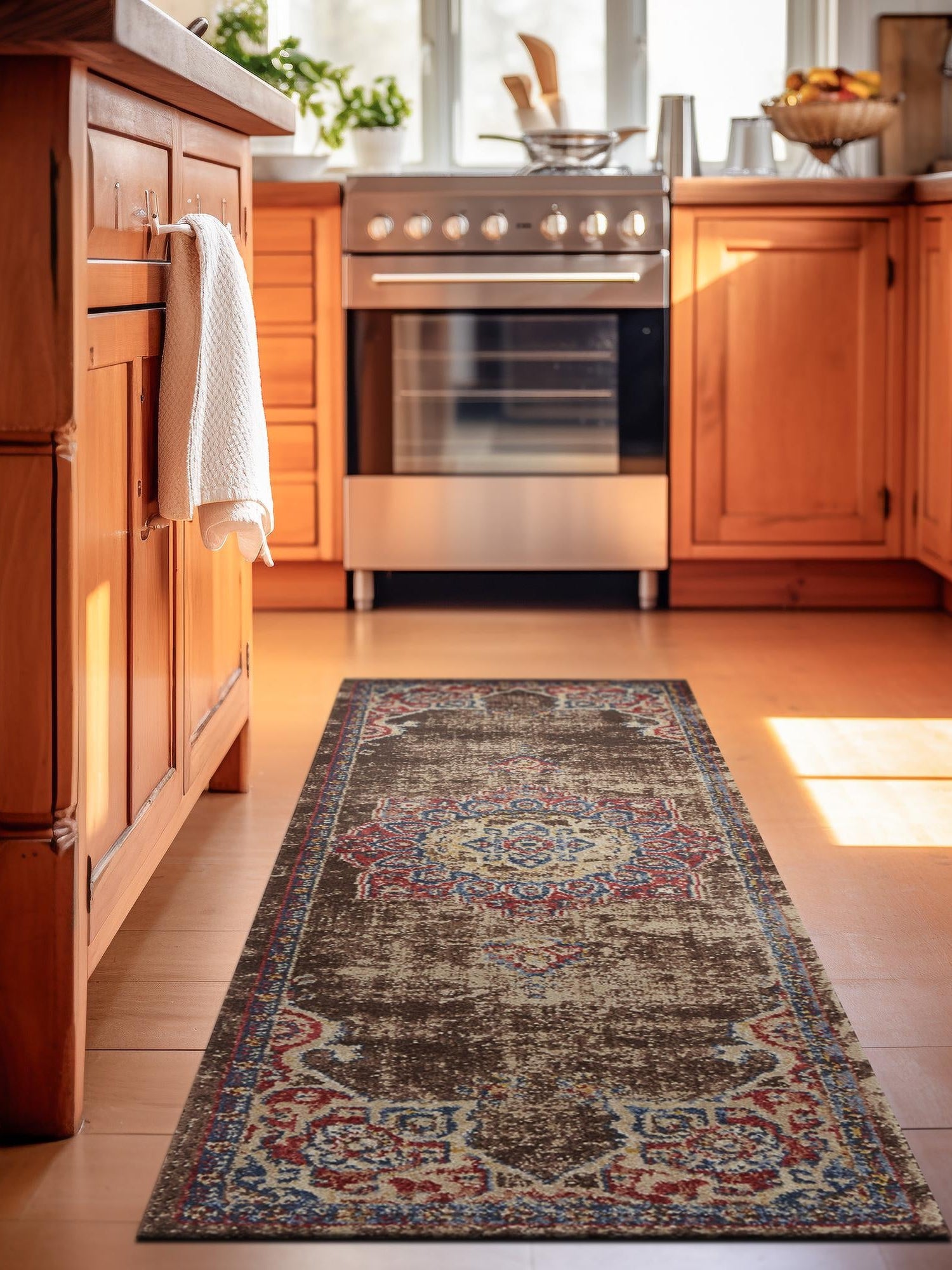 Chocolate Brown 2' 7 x 10' Utopia Runner Area Rug Traditional Vintage Persian Inspired Vivid Color Durable Carpet for Unique Interiors for Sale at Rug Engine