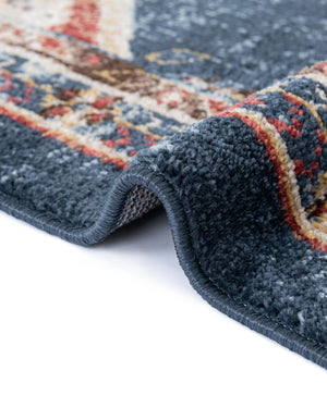 Dark Blue 2' x 8' Utopia Runner Area Rug Traditional Vintage Persian Inspired Vivid Color Durable Carpet for Unique Interiors for Sale at Rug Engine