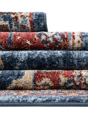 Dark Blue 2' x 8' Utopia Runner Area Rug Traditional Vintage Persian Inspired Vivid Color Durable Carpet for Unique Interiors for Sale at Rug Engine