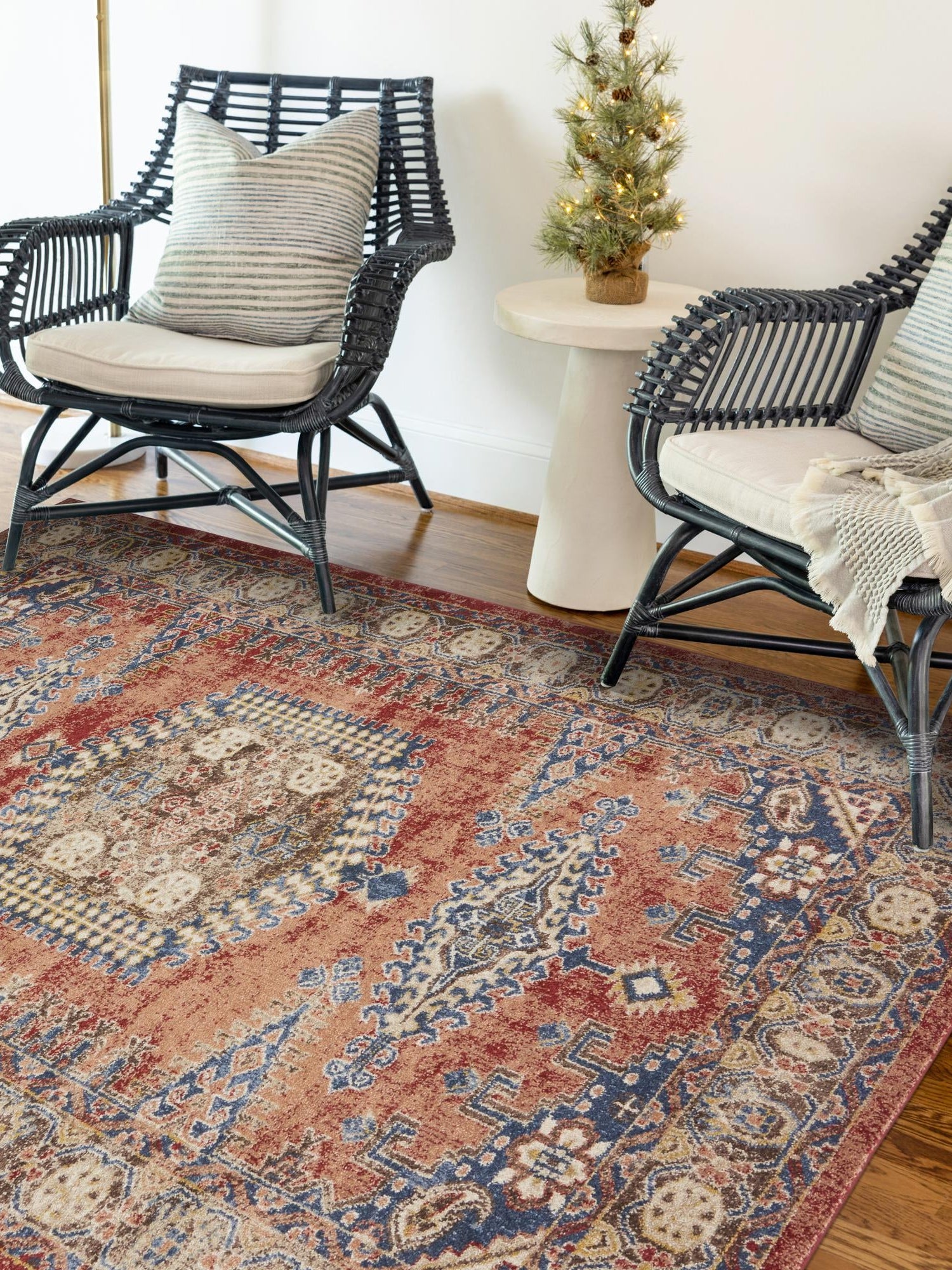 Terracotta 10' x 14' 1 Utopia Rectangle Area Rug Traditional Vintage Persian Inspired Vivid Color Durable Carpet for Unique Interiors for Sale at Rug Engine