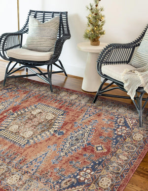 Terracotta 10' x 13' 1 Utopia Rectangle Area Rug Traditional Vintage Persian Inspired Vivid Color Durable Carpet for Unique Interiors for Sale at Rug Engine