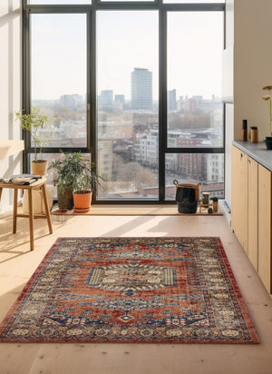 Terracotta 10' x 14' 1 Utopia Rectangle Area Rug Traditional Vintage Persian Inspired Vivid Color Durable Carpet for Unique Interiors for Sale at Rug Engine