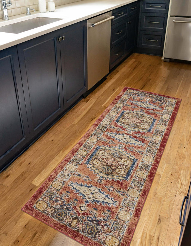 Terracotta 2' 7 x 13' 1 Utopia Runner Area Rug Traditional Vintage Persian Inspired Vivid Color Durable Carpet for Unique Interiors for Sale at Rug Engine