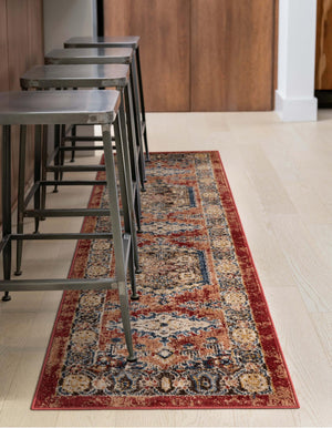 Terracotta 2' 7 x 13' 1 Utopia Runner Area Rug Traditional Vintage Persian Inspired Vivid Color Durable Carpet for Unique Interiors for Sale at Rug Engine