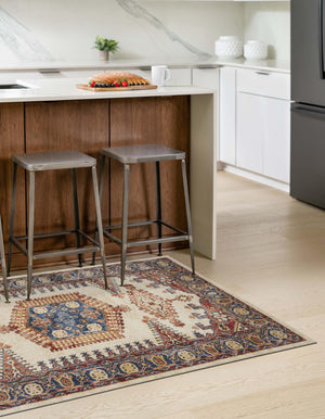 Cream 2' 2 x 3' 1 Utopia Rectangle Area Rug Traditional Vintage Persian Inspired Vivid Color Durable Carpet for Unique Interiors for Sale at Rug Engine