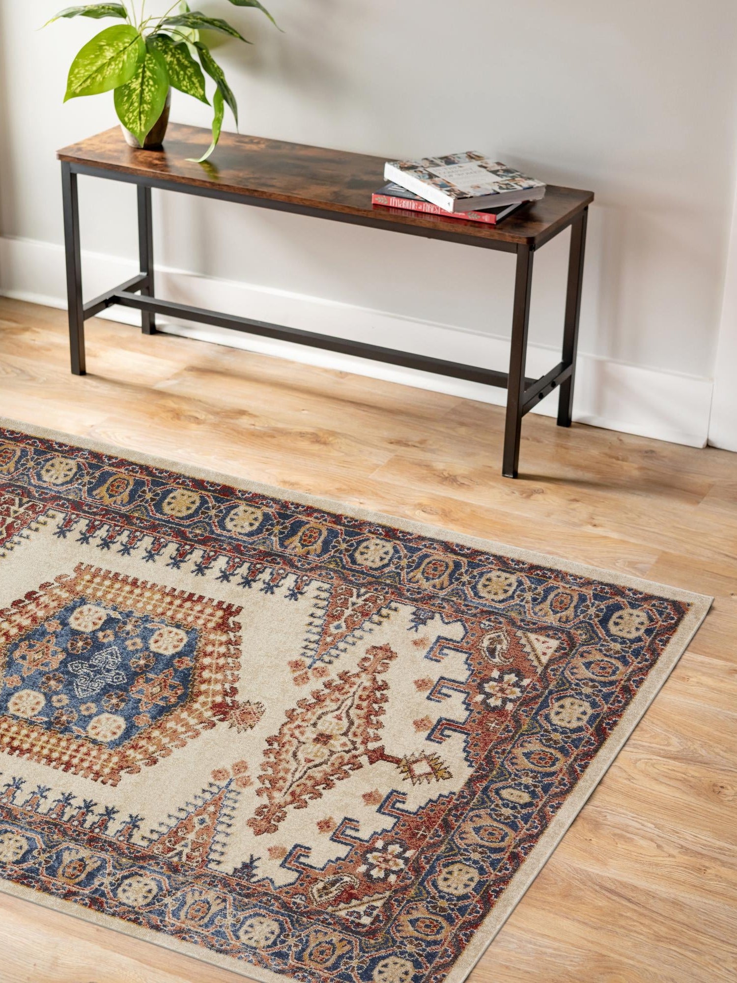 Cream 2' 2 x 3' 1 Utopia Rectangle Area Rug Traditional Vintage Persian Inspired Vivid Color Durable Carpet for Unique Interiors for Sale at Rug Engine