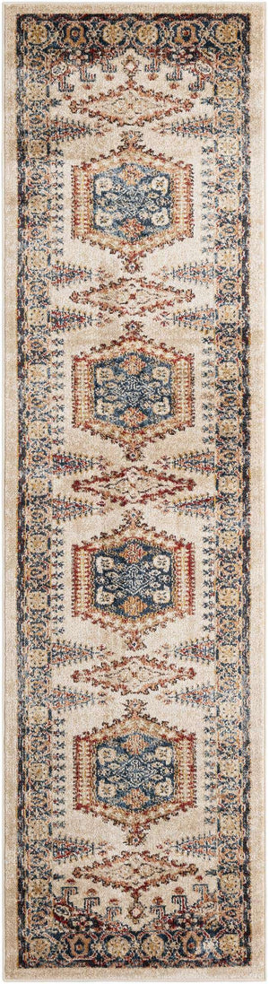 Cream 3' x 10' Utopia Runner Rug