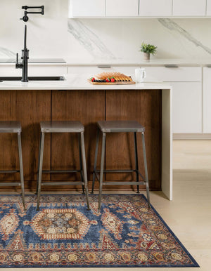 Blue 9' x 12' 2 Utopia Rectangle Area Rug