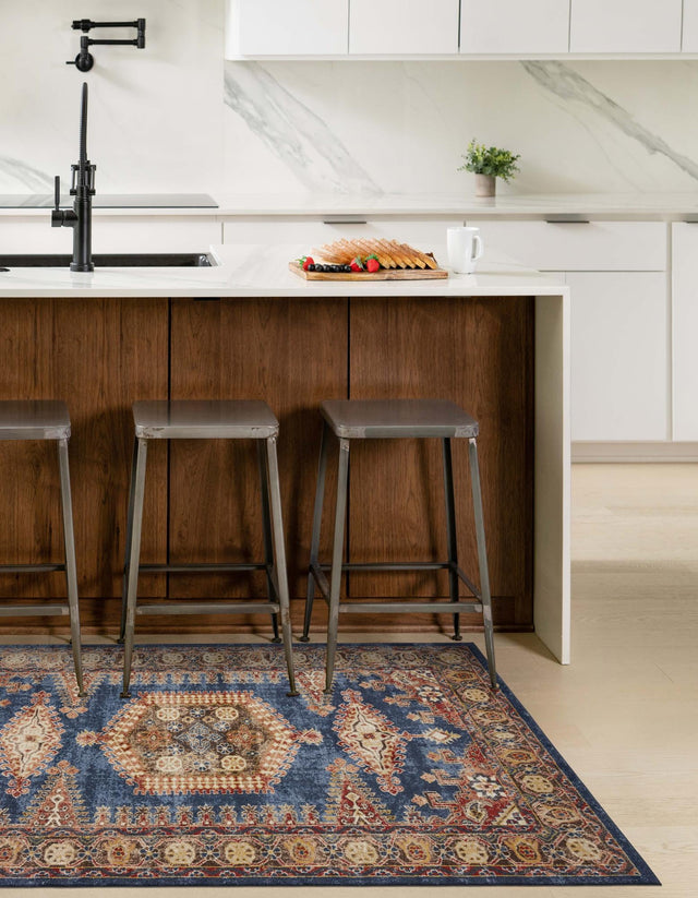 Blue 9' x 12' 2 Utopia Rectangle Area Rug