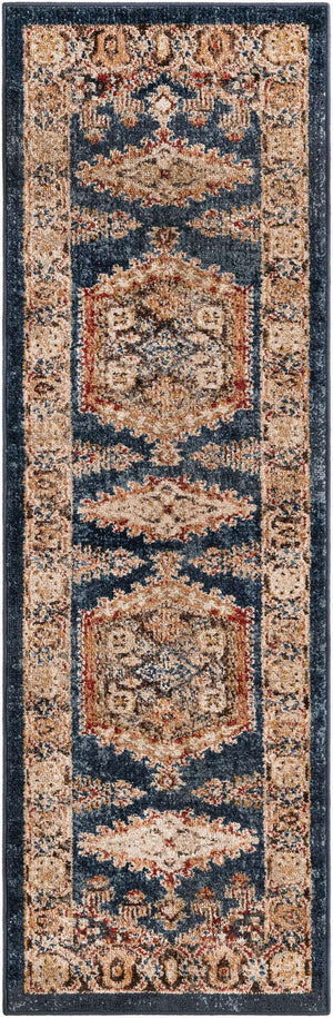 Blue 2' x 6' 1 Utopia Runner Area Rug Traditional Vintage Persian Inspired Vivid Color Durable Carpet for Unique Interiors for Sale at Rug Engine