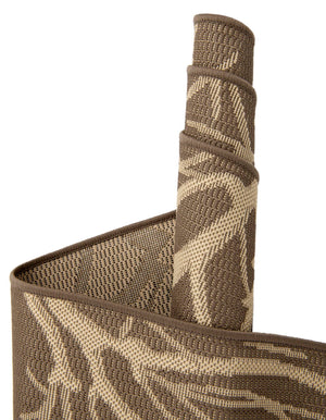 Brown 2' x 3' 1 Outdoor Botanical Rectangle Area Rug Weather Resistant for Patio, Deck, Terrace, Balcony, Porch Polypropylene Garden Floral Tropical Carpet for Sale at Rug Engine